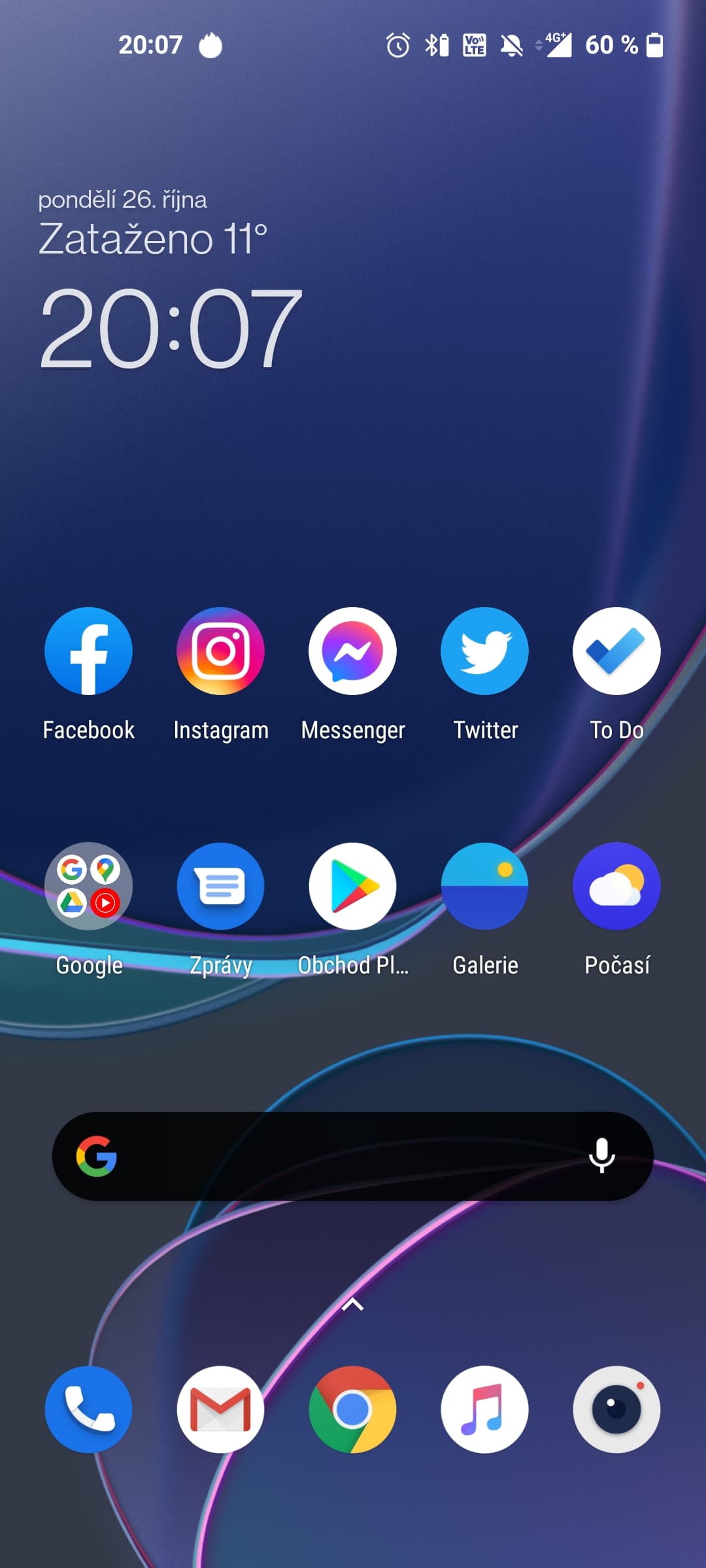 OnePlus 8T, screen