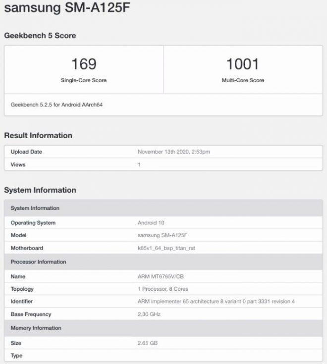 Benchmark Geekbench