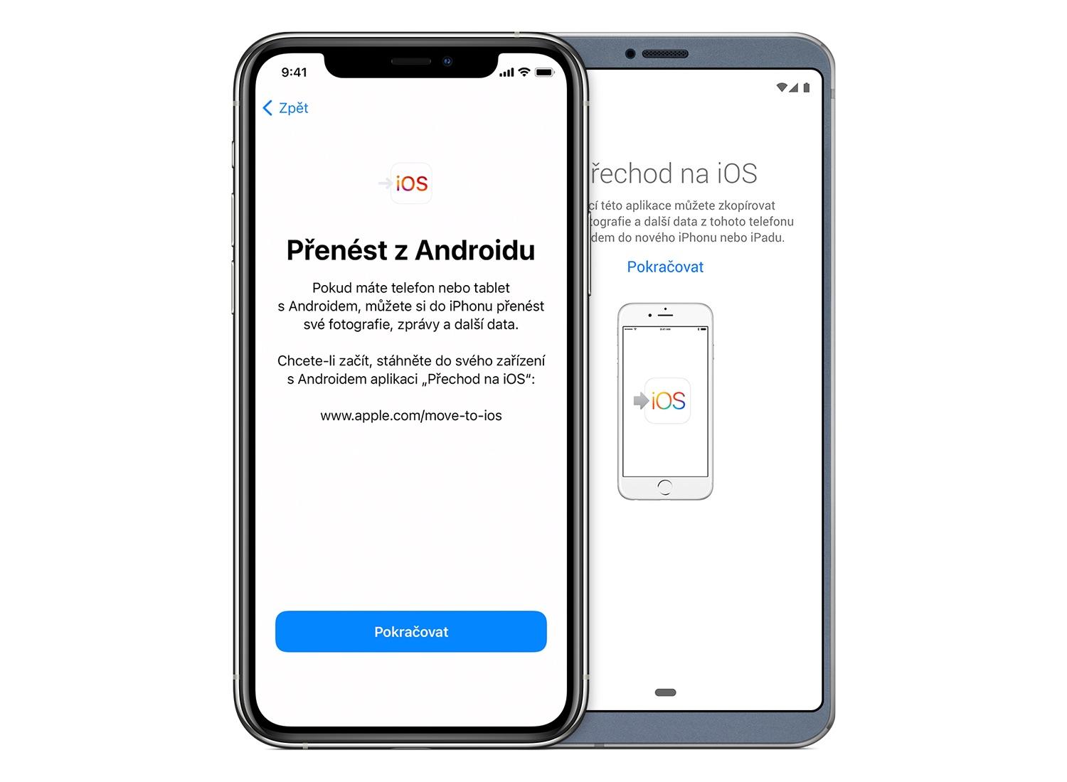 Apple, přechod z Androidu na iOS