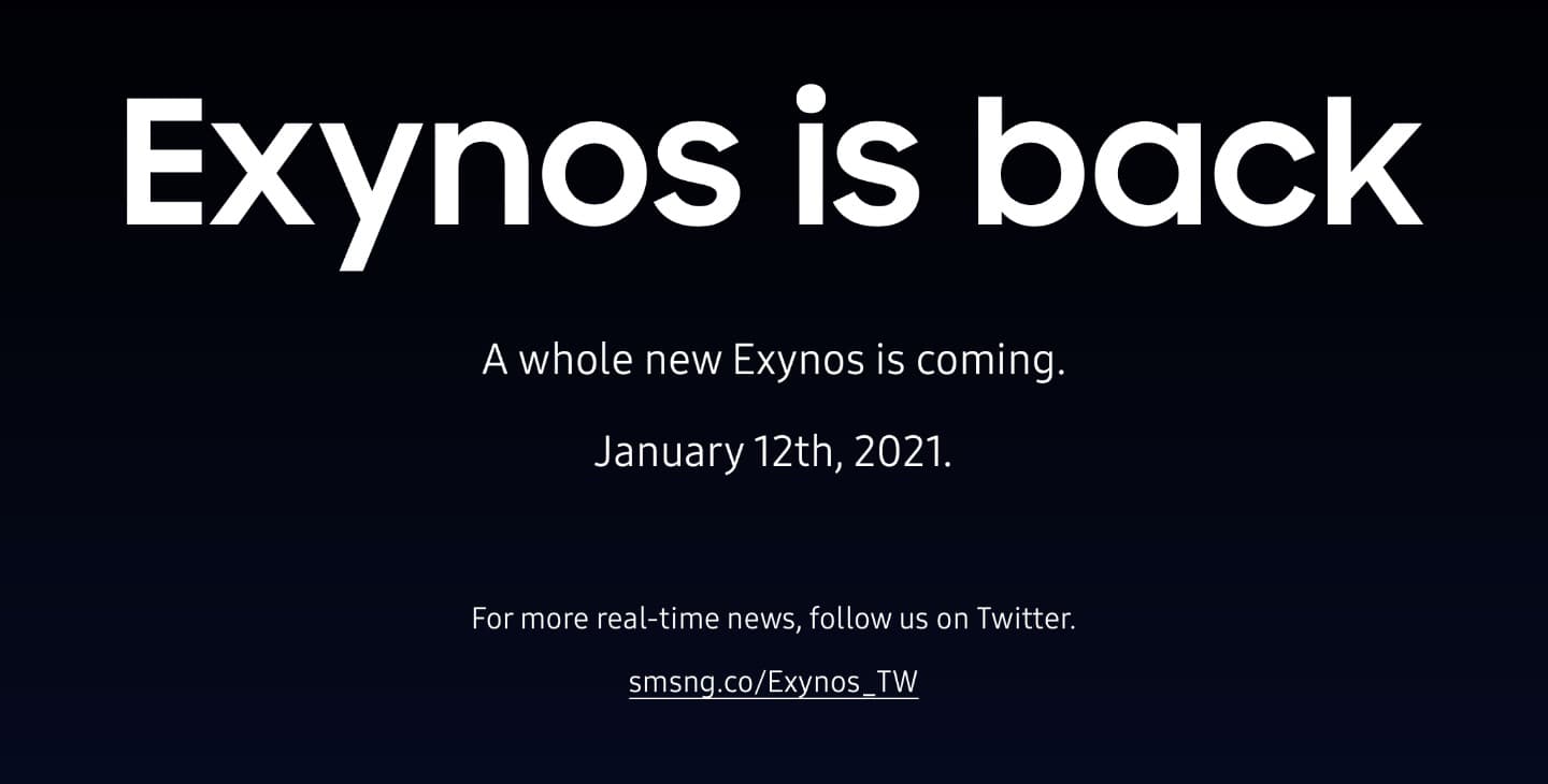 Samsung Exynos 2100 oznámení