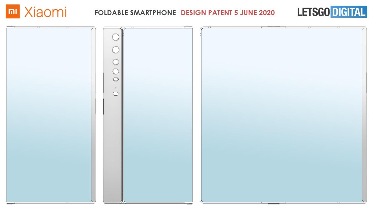 Patent skládacího telefonu Xiaomi