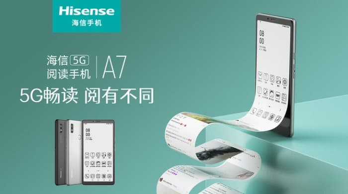 Hisense A7 5G je telefon s barevným e-ink displejem. Má výkon i dobrou baterii