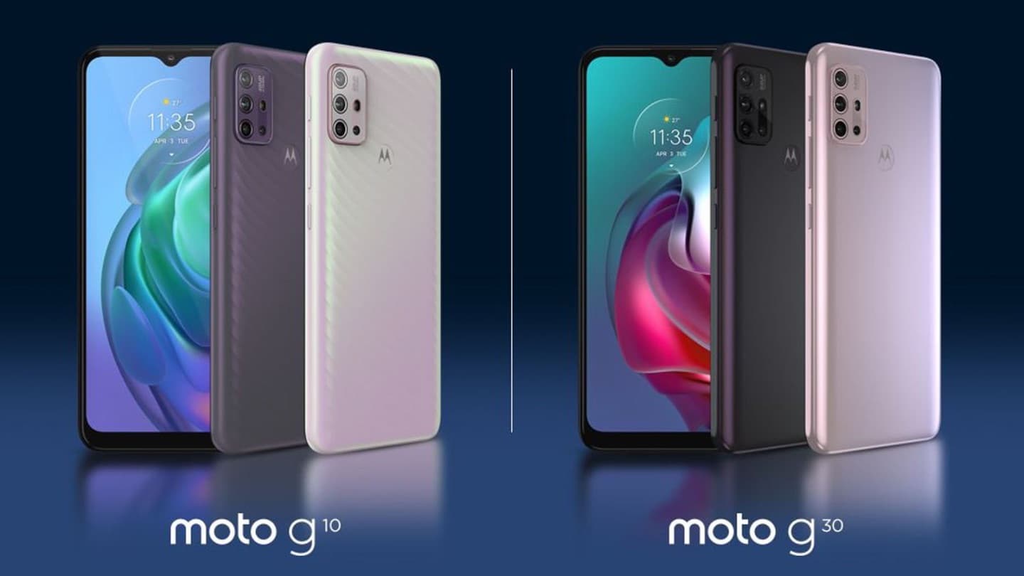 Motorola Moto G10 & Moto G30