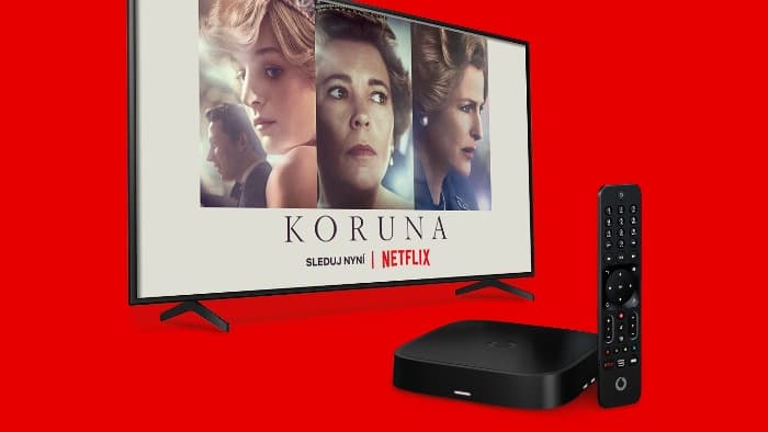 Vodafone rozdává Netflix na 3 měsíce zdarma. Stačí k tomu Vodafone TV