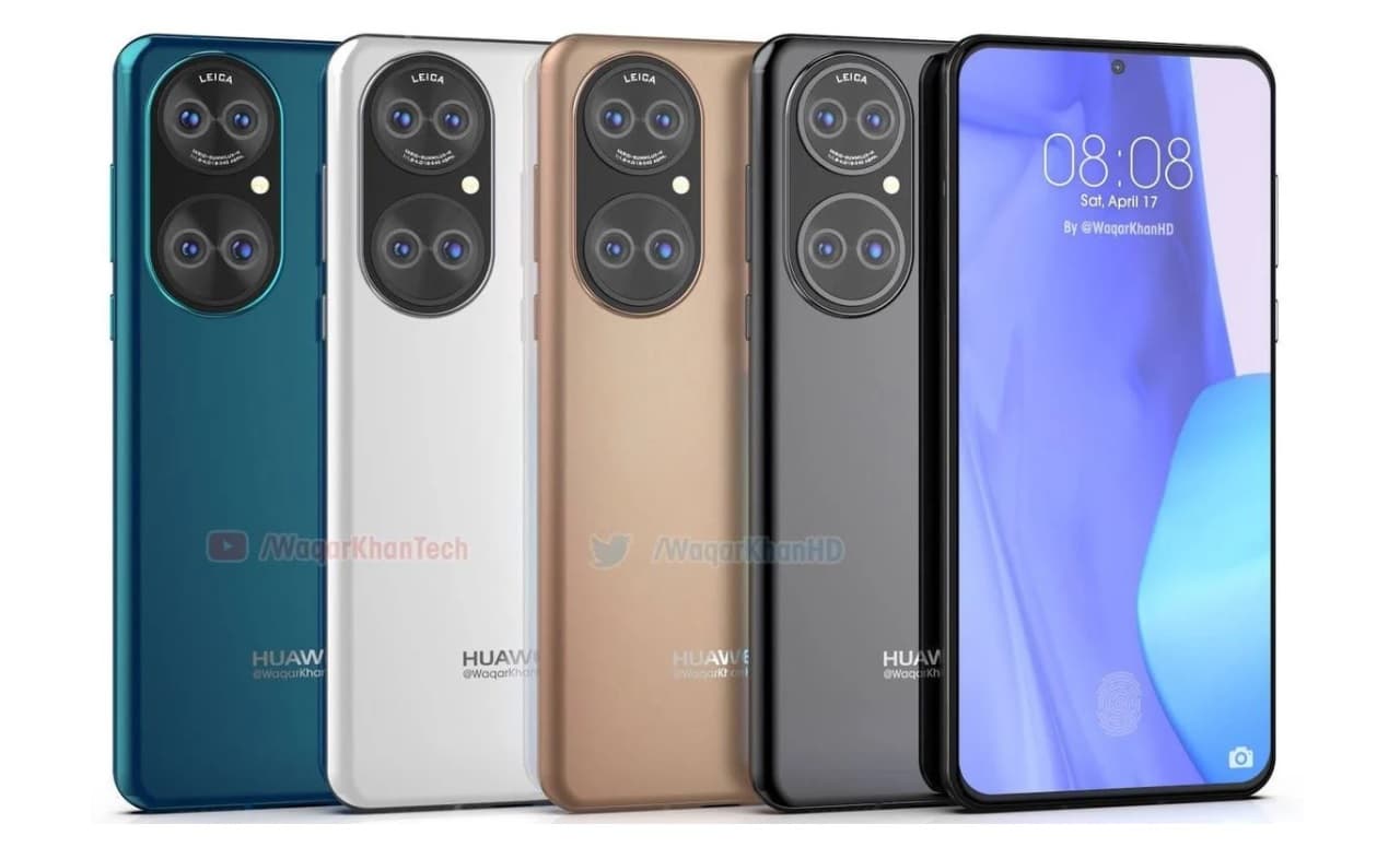 Huawei P50, render