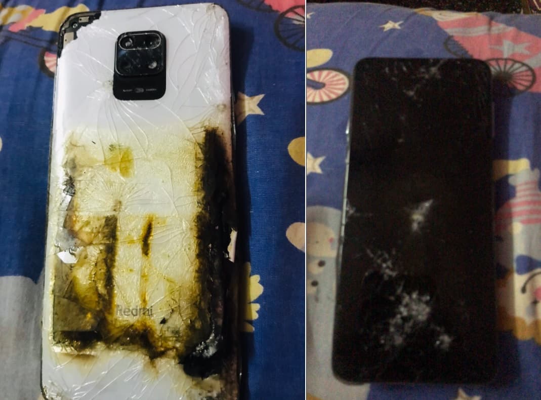 Další exploze a požár telefonu! Redmi je po výbuchu totálně na odpis