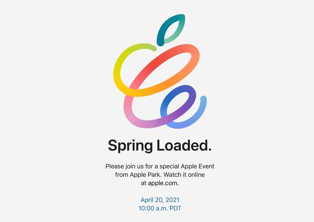 Pozvánka na akci Apple Spring Loaded