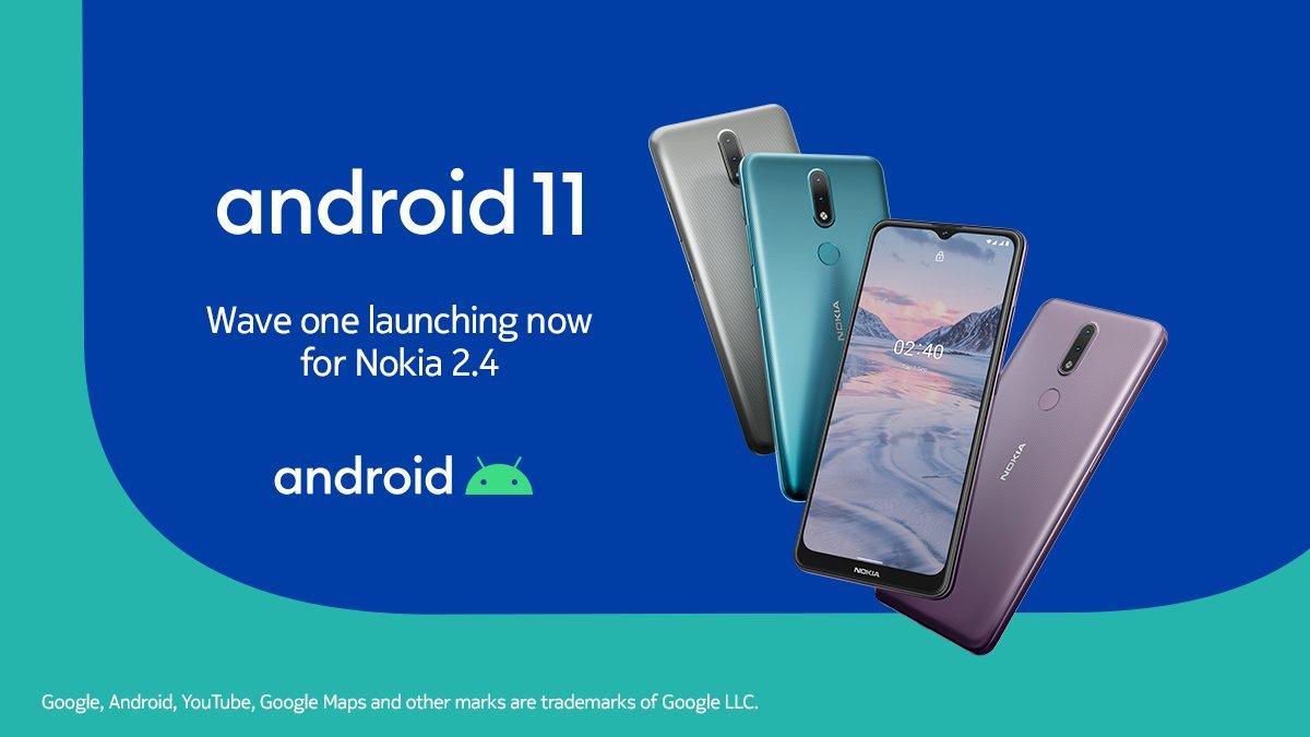 Superlevná Nokia 2.4 dostává aktualizaci na Android 11