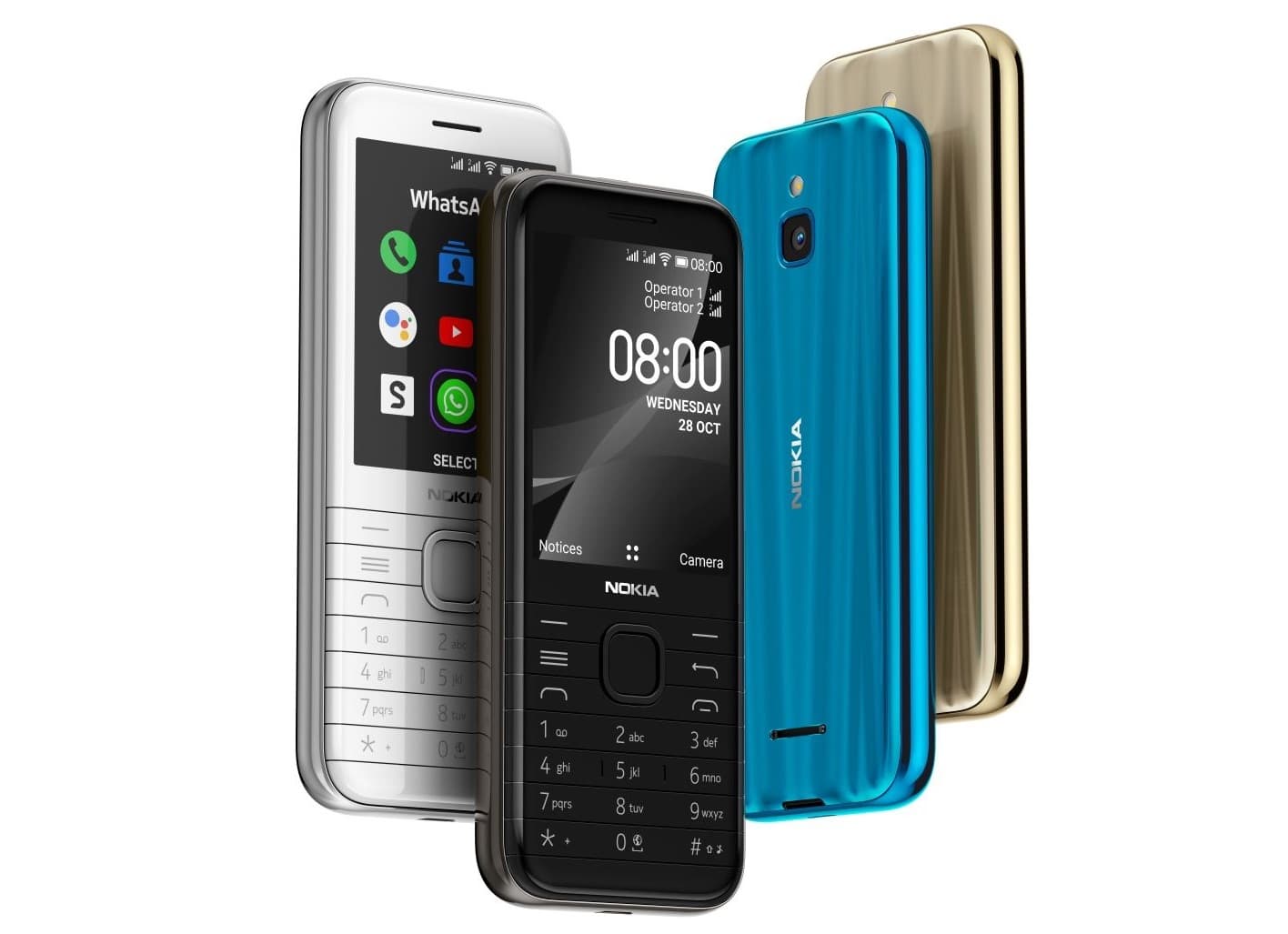 Nostalgie za 2 tisíce. Tlačítková Nokia 8000 4G vstupuje na český trh