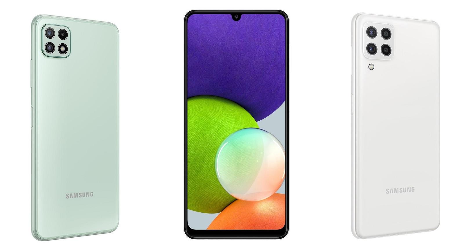 Známe design i výbavu očekávaných 5G novinek Samsung Galaxy A22