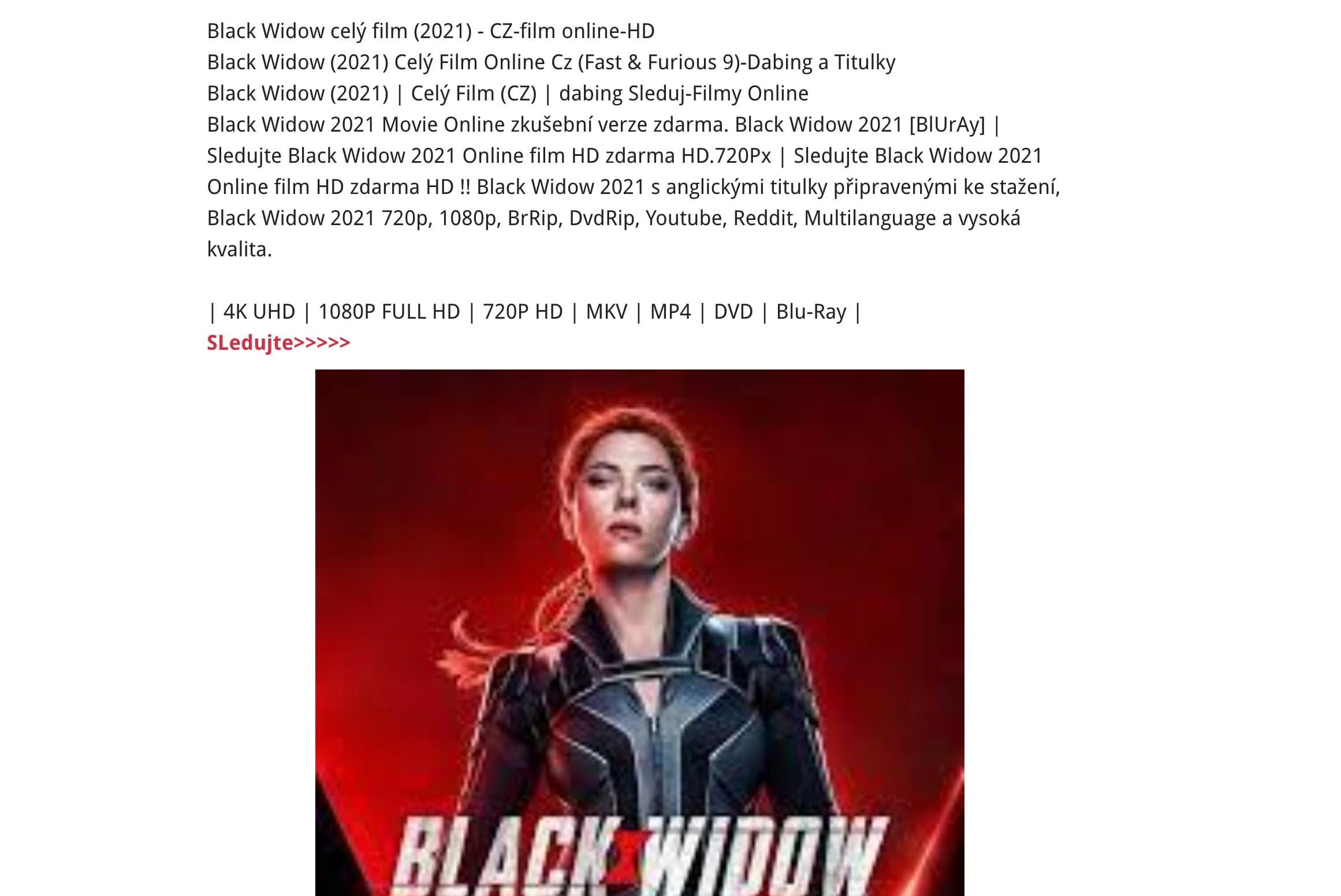 Black Widow podvod