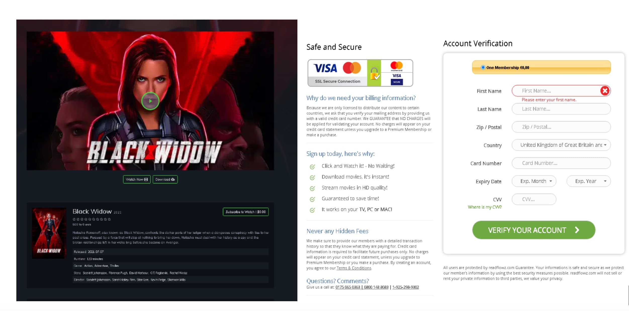 Black Widow podvod