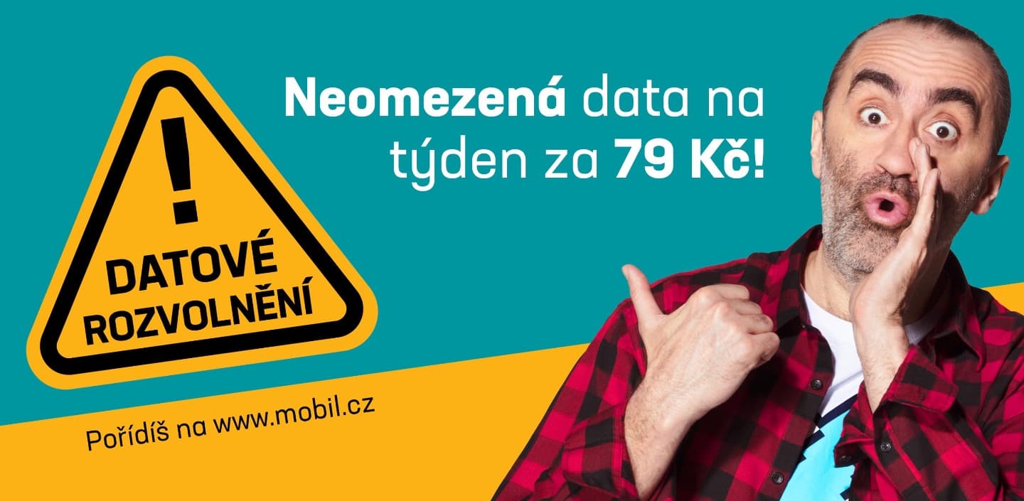 Neomezena data za 79 korun? To je nabídka, která se prostě neodmítá