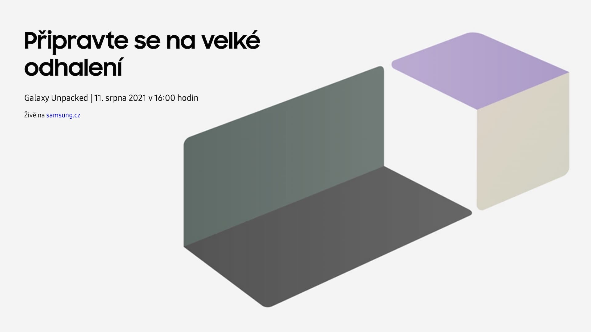 Samsung dnes představí novou skládací budoucnost. Sledujte živý přenos!