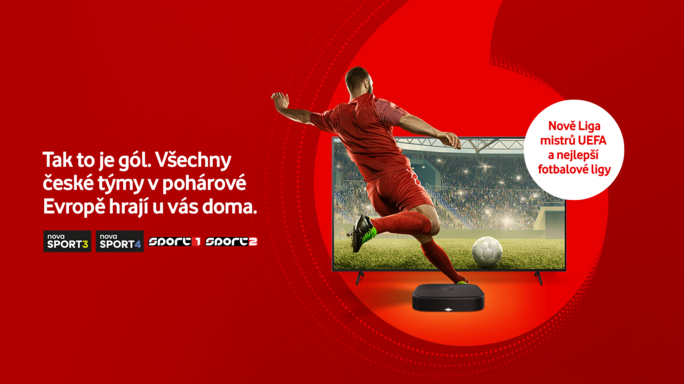 Vodafone TV slibuje to nejlepší pro fotbalové fanoušky. Teď je dokonce zdarma