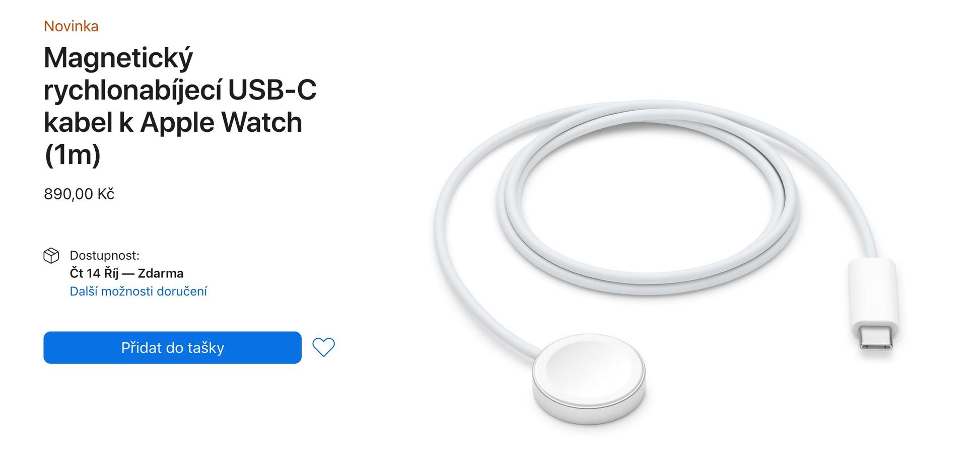 Apple Watch Series 7 kabel