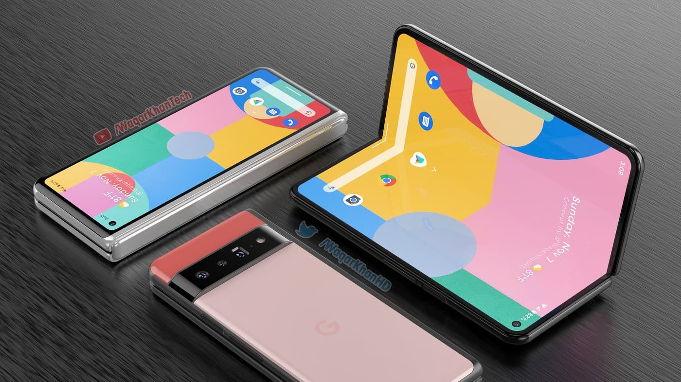 Patent Googlu odhaluje chystaný skládací telefon Pixel Fold. Jak se vám líbí?