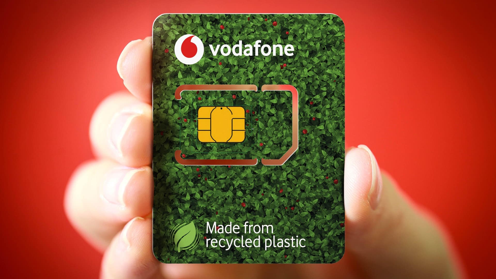 Vodafone šetří planetu! Přináší nové ekologické SIM karty, takhle mají vypadat