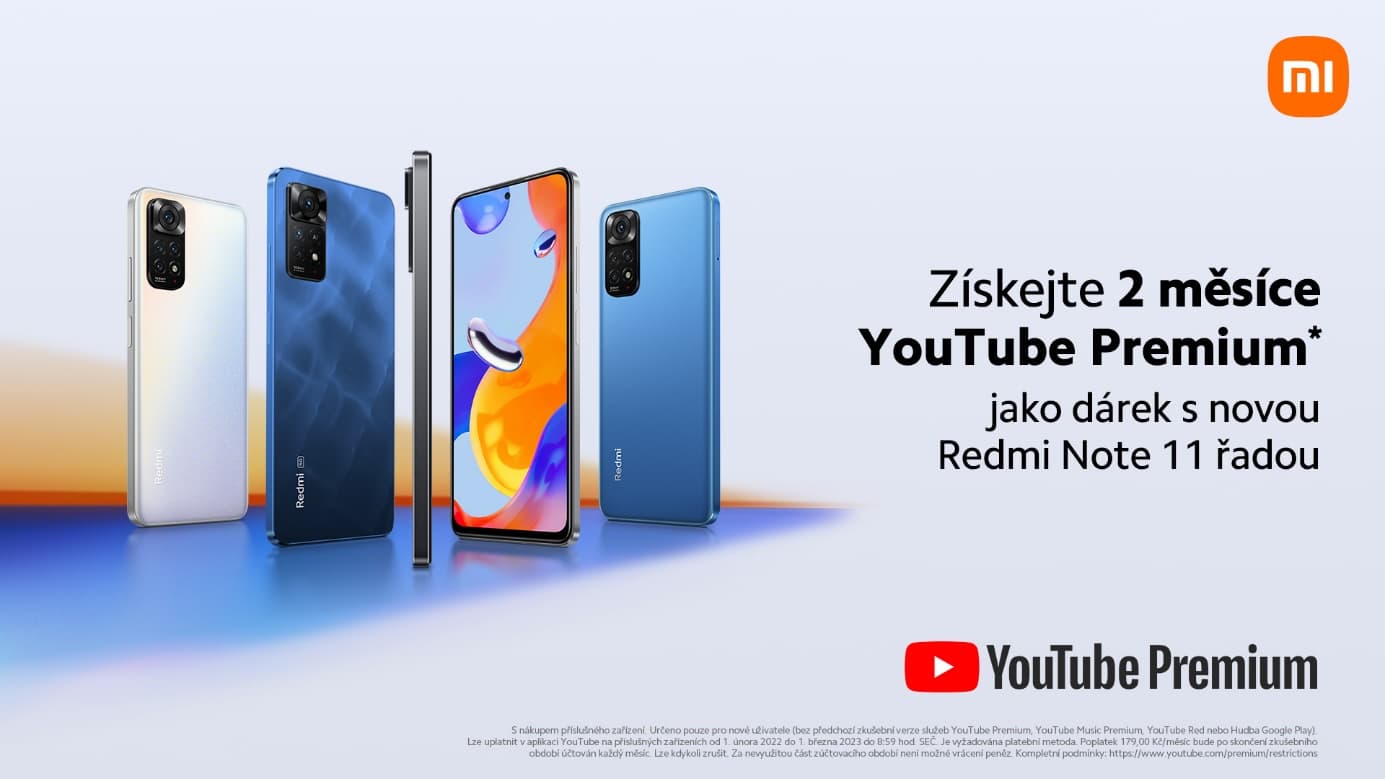 Xiaomi, Redmi Note 11, YouTube Premium