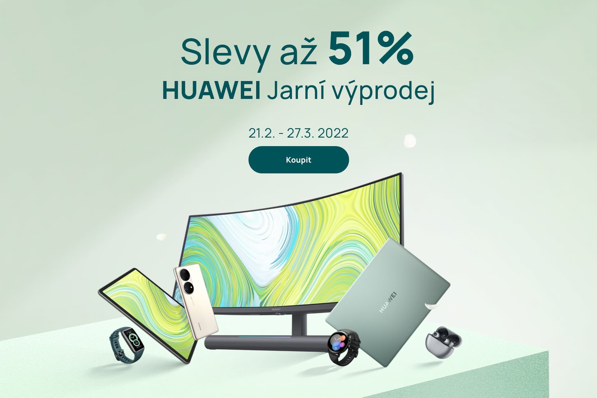 Jarní obleva cen u HUAWEI představí slevy až 14 000 Kč!