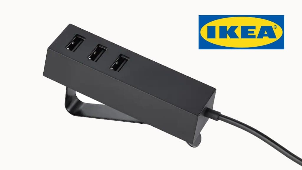 IKEA LÖRBY USB nabíječka