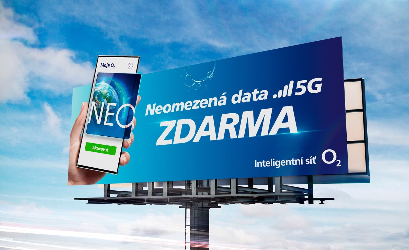 O2 promuje svou “inteligentní síť” 5G, rozdává přitom neomezená data zdarma