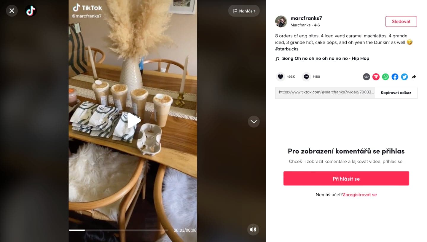 Příběh z TikToku