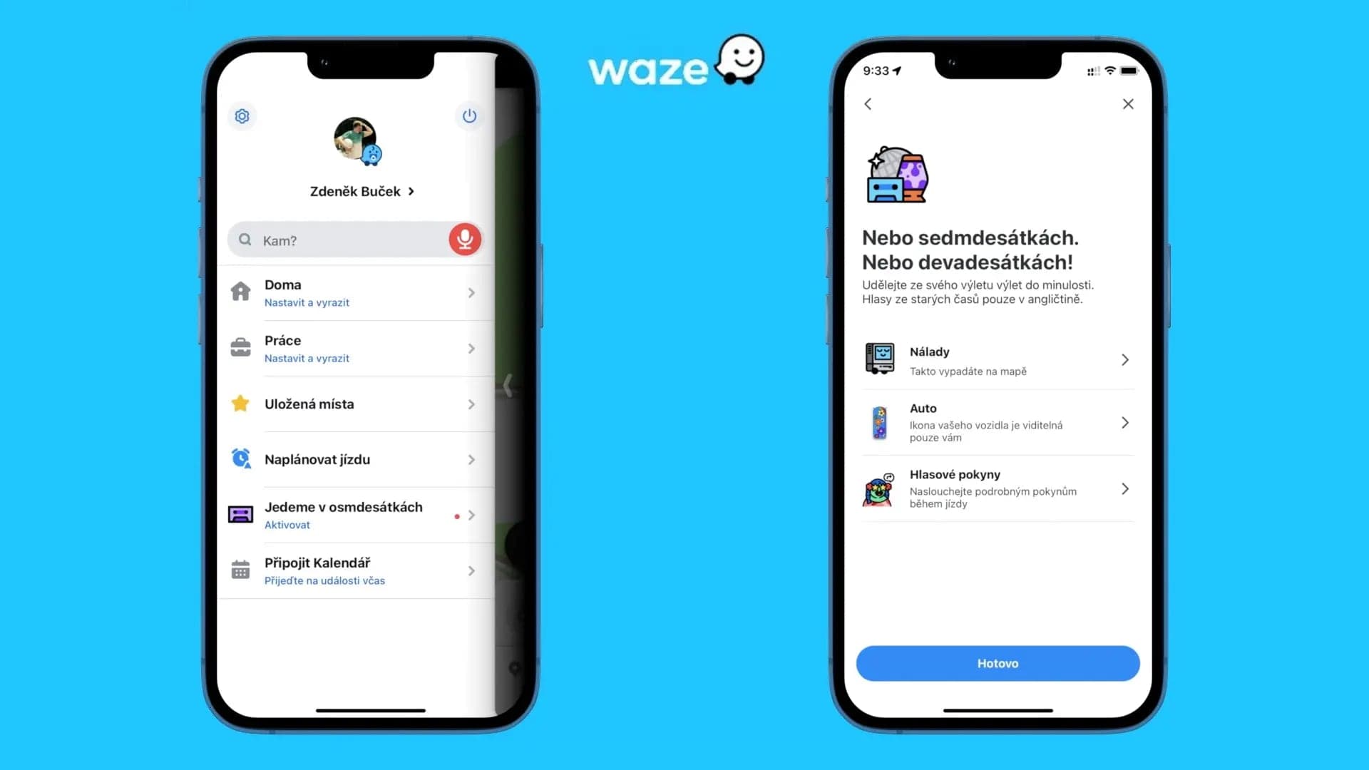 Waze retro režim