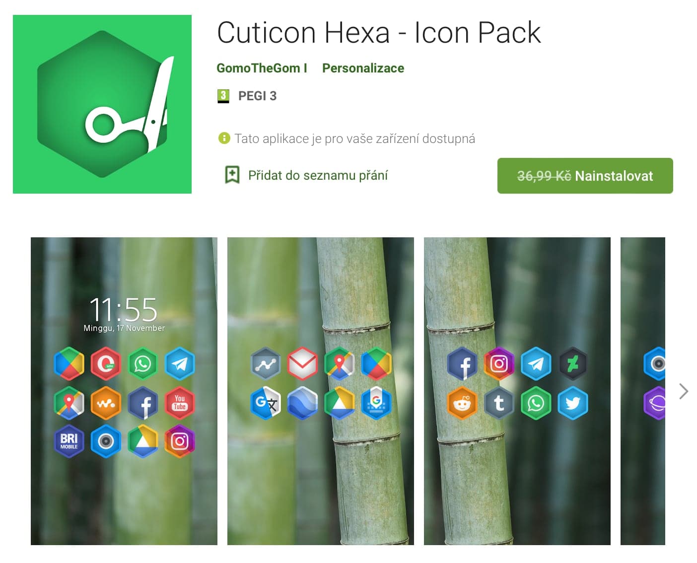 Cuticon Hexa - Icon Pack