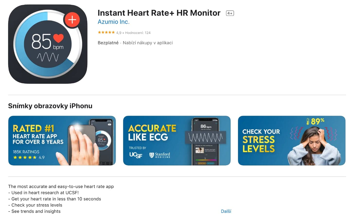 Instant Heart Rate+ HR Monitor
