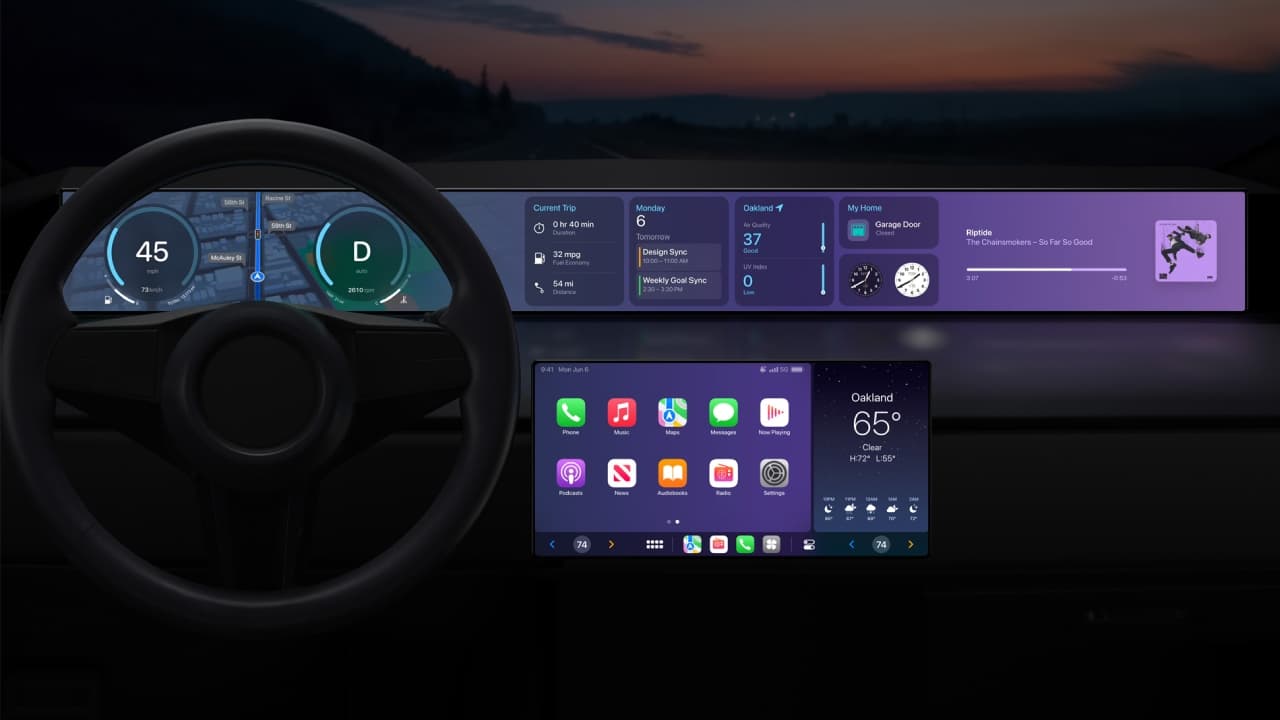 Apple CarPlay nové generace míří do prvních vozů. Kde si systém vyzkoušíme?