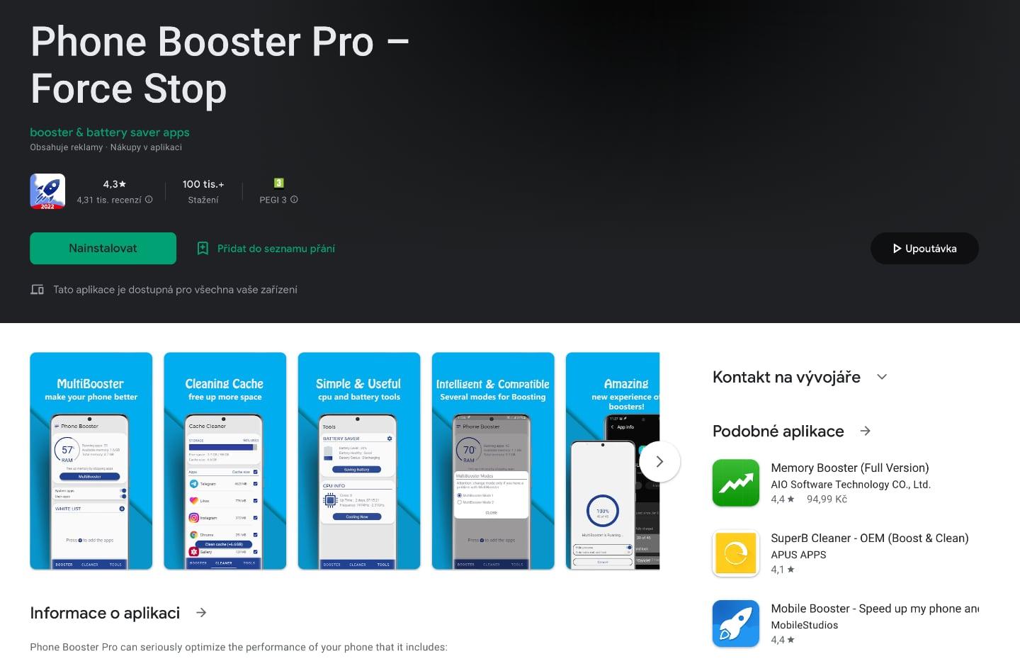 Phone Booster Pro Android