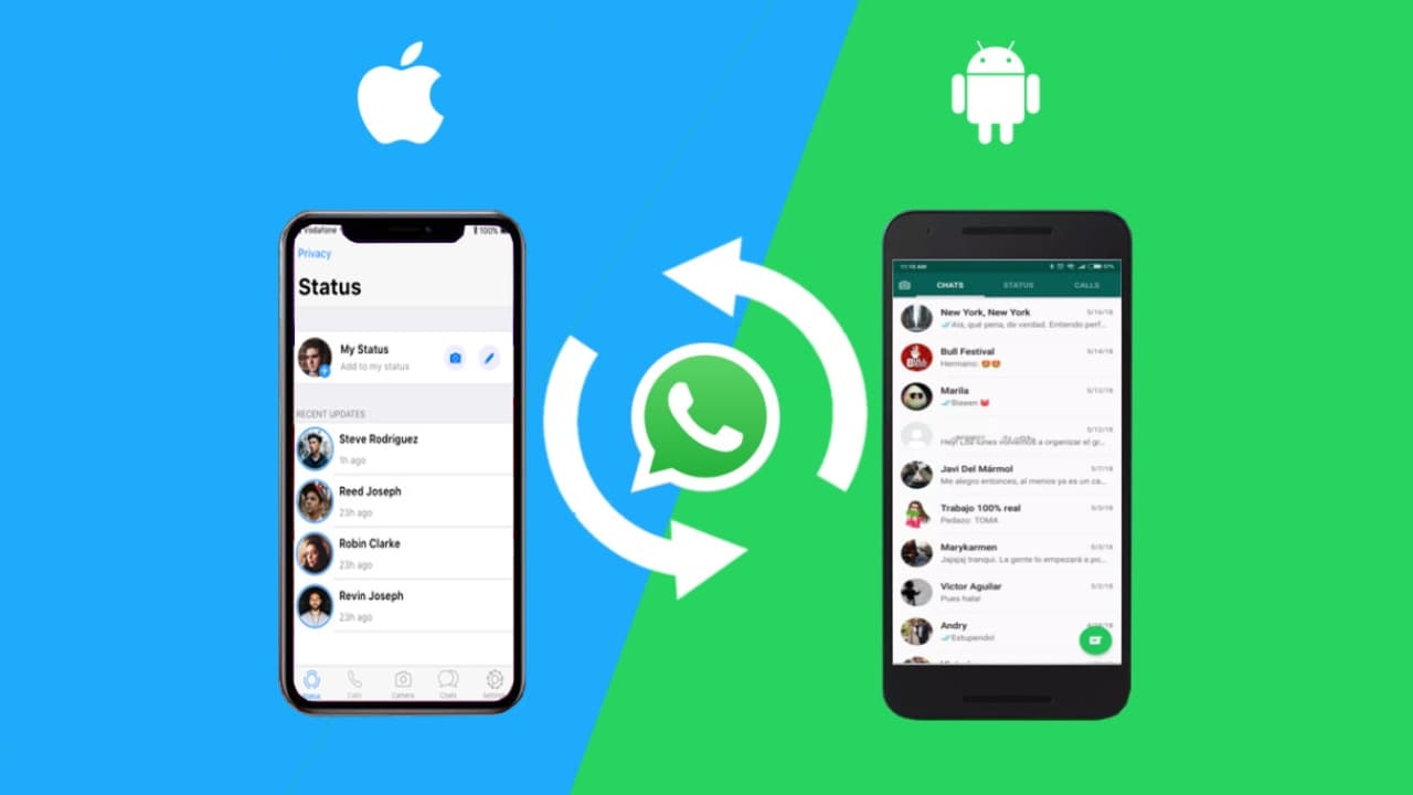 WhatsApp nově umožňuje oficiálně přenášet data mezi operačními systémy