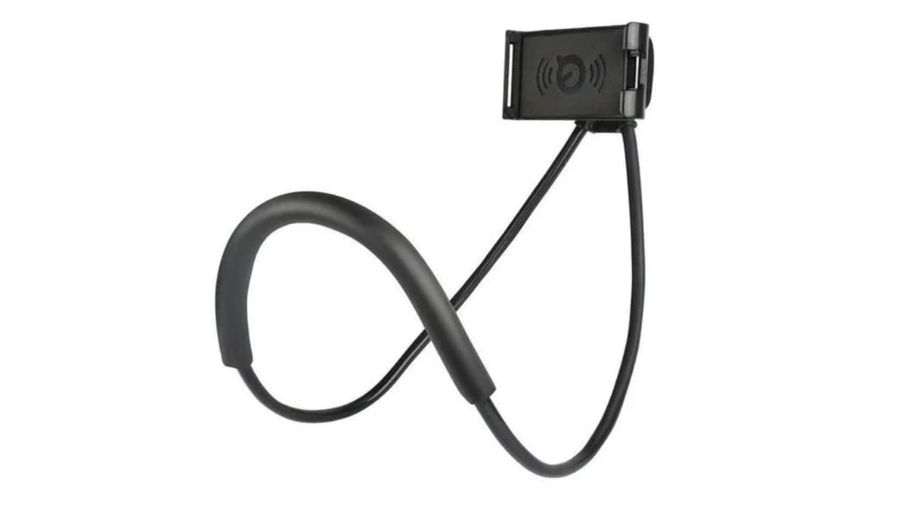 Držák telefonu na krk