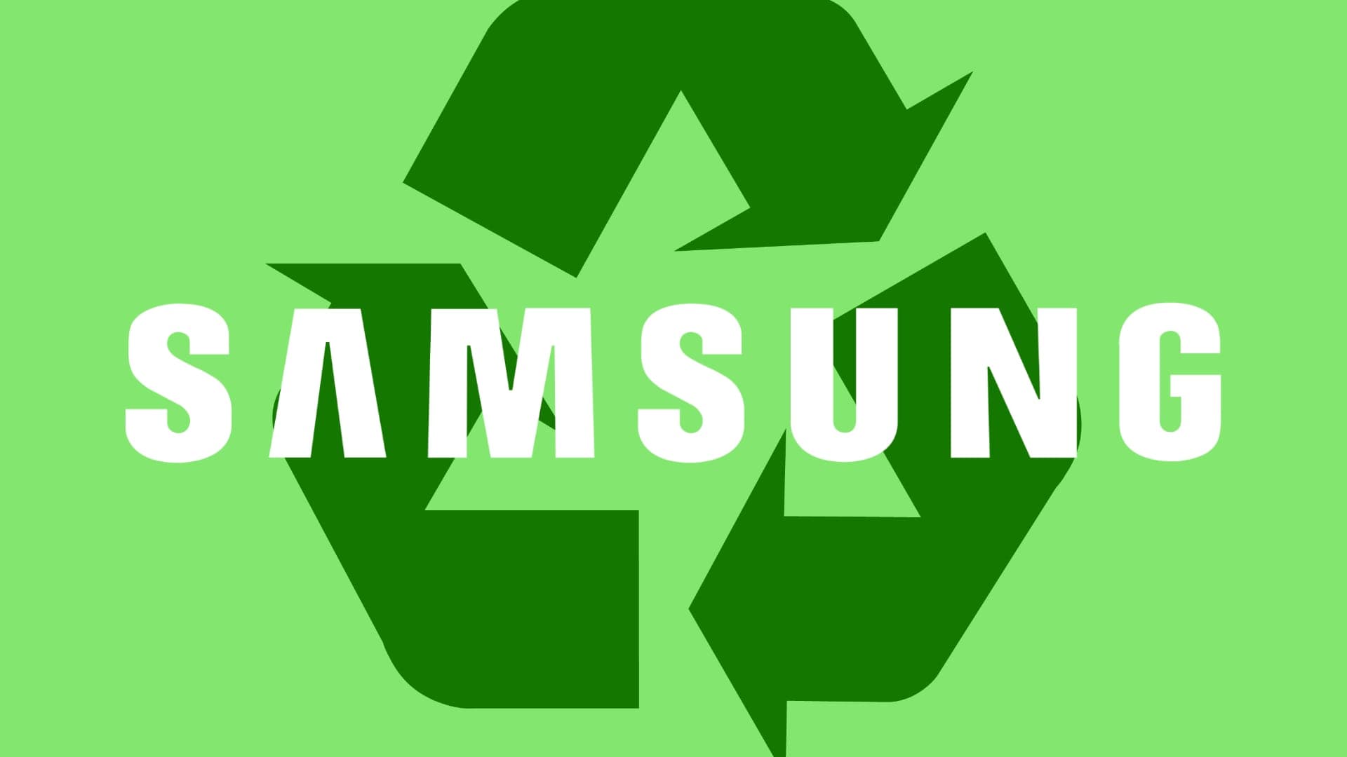 Samsung logo recyklace