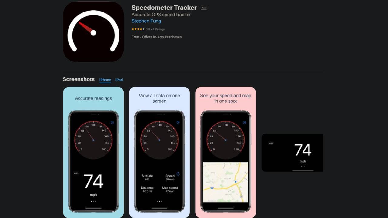Speedometer Tracker
