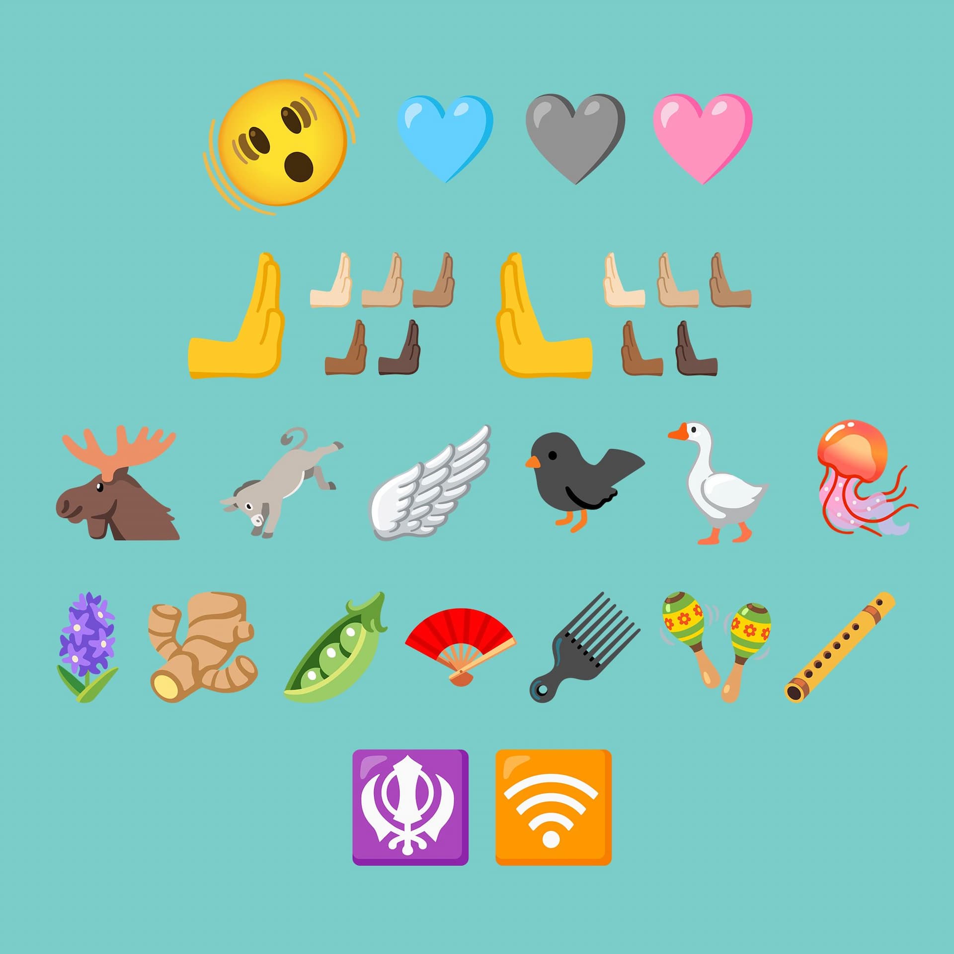 Emoji 15, kompletní sada