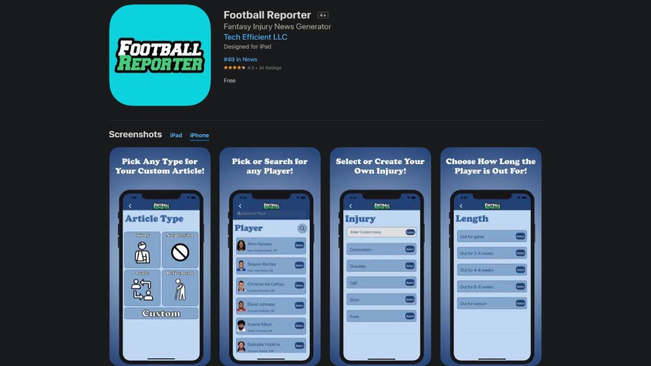 Football Reporter