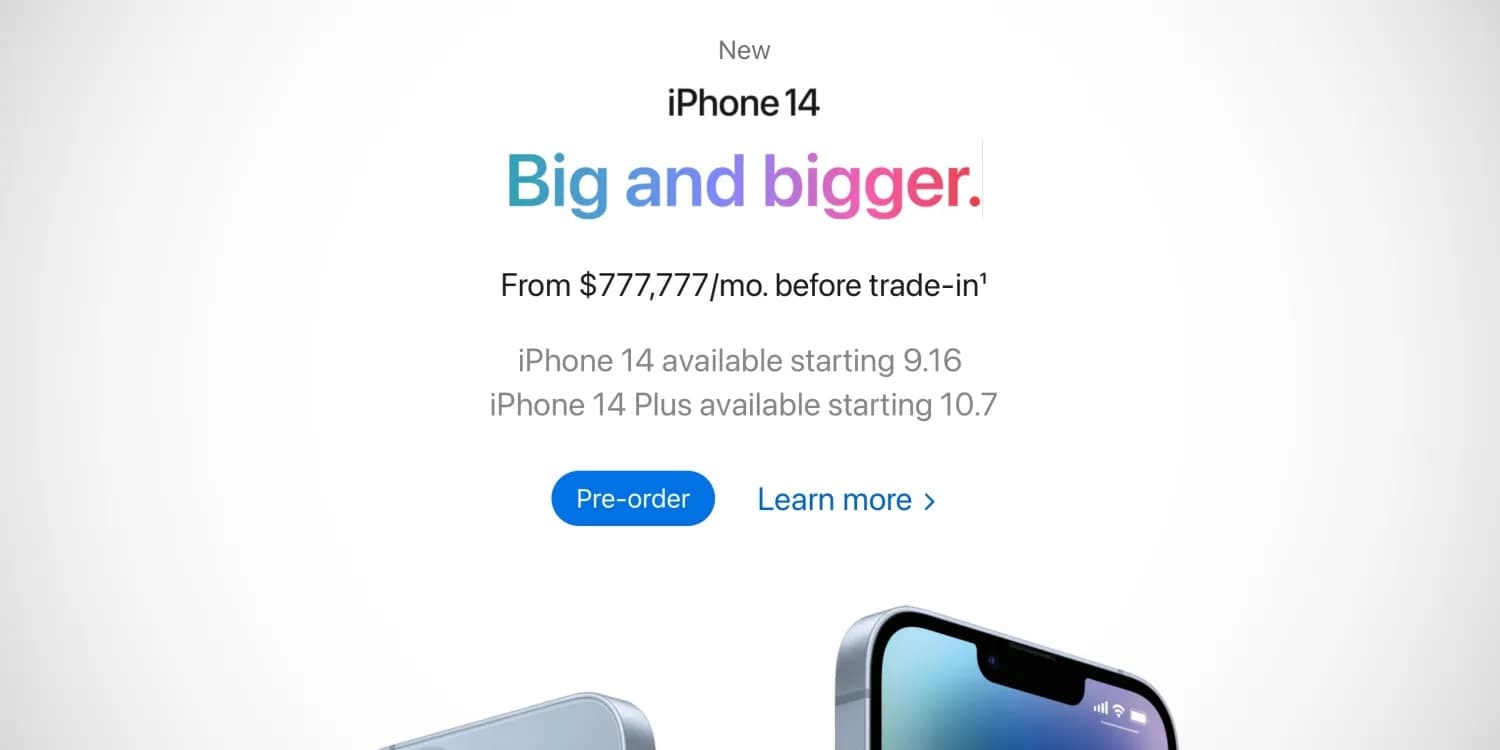 Apple iPhone 14