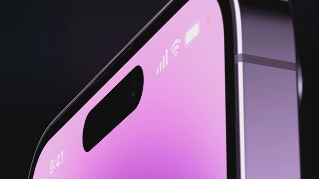 Notch nového iPhonu 14 Pro