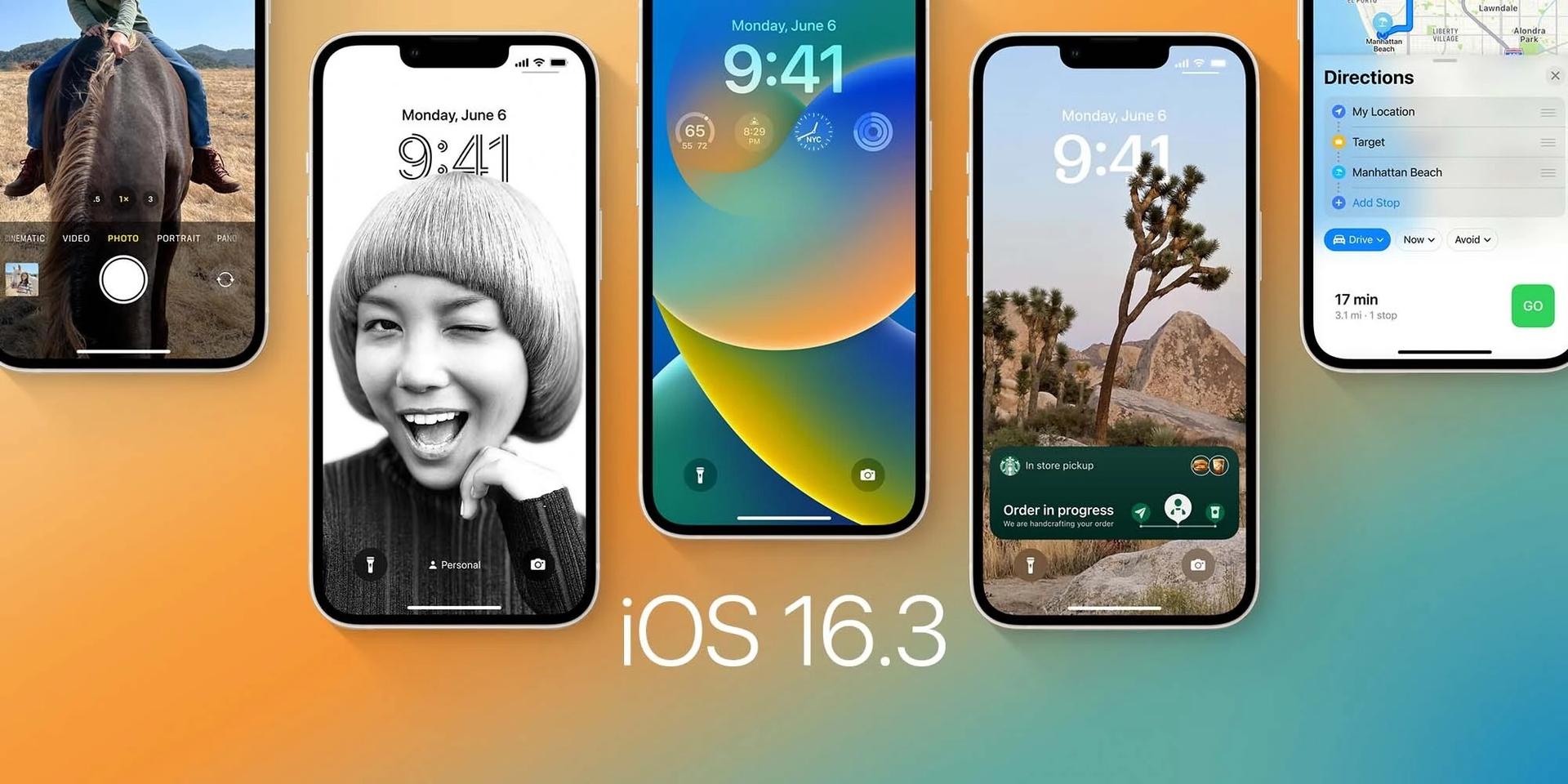 Nové funkce v iOS 16.3