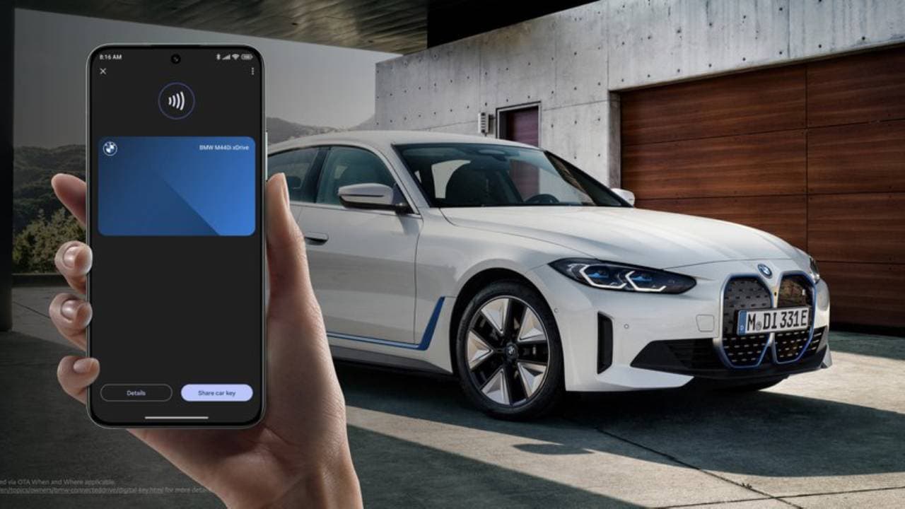 Xiaomi digitální klíč k autům BMW