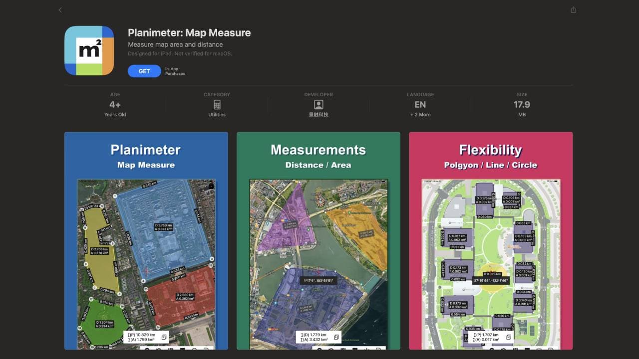 Planimeter: Map Measure