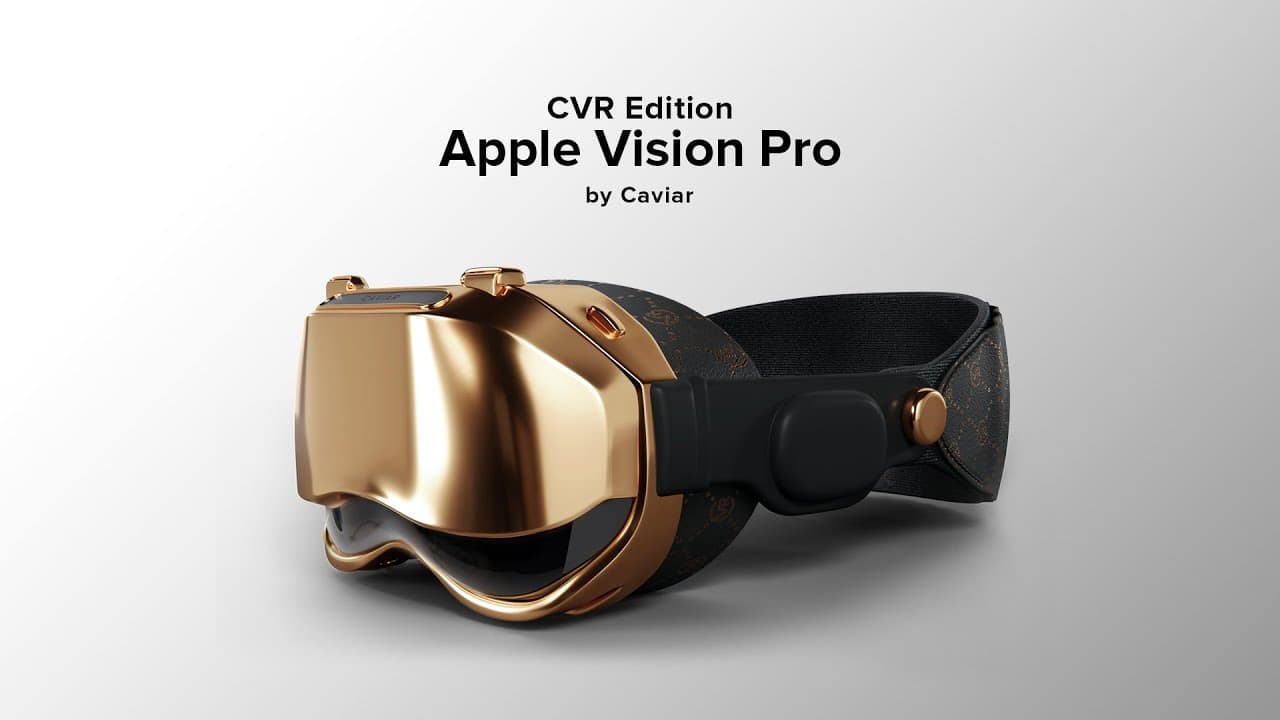 Apple Vision Pro ze zlata | foto: Caviar