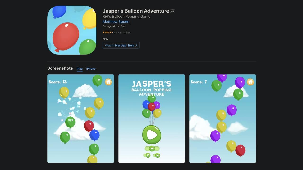 Jasper's Balloon Adventure