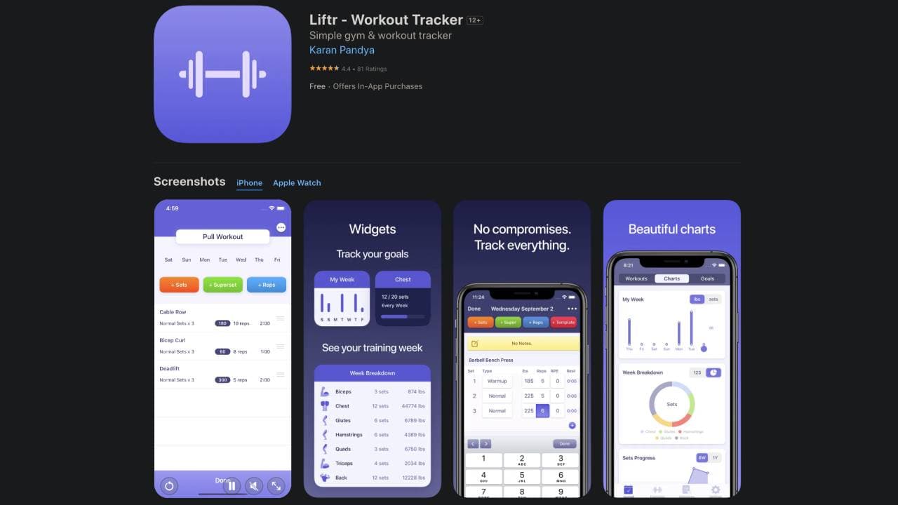 Liftr - Workout Tracker