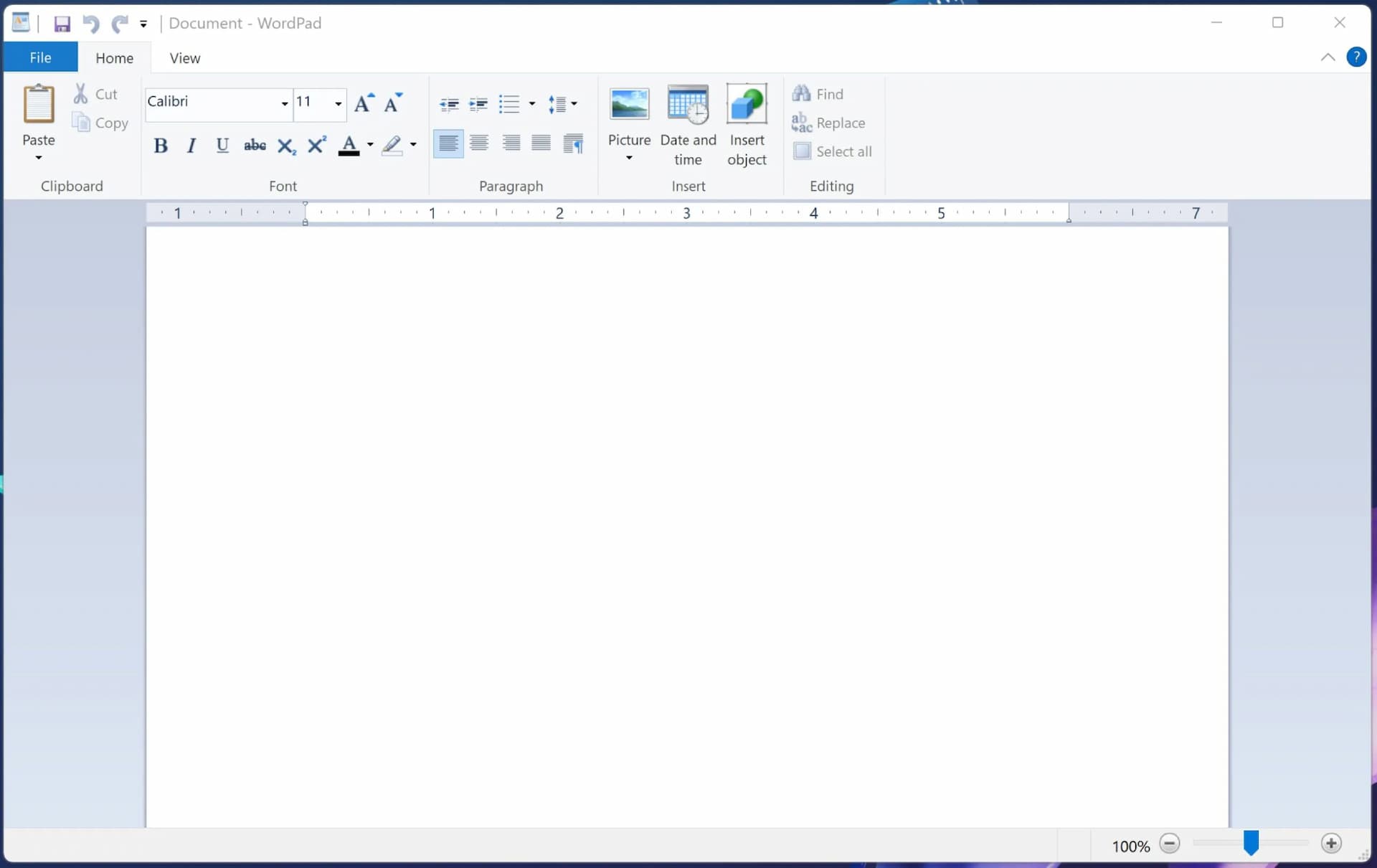 microsoft wordpad