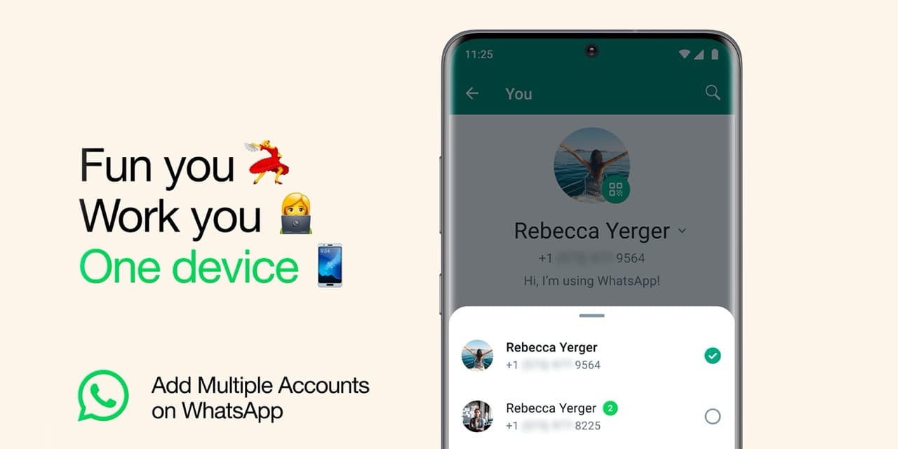 WhatsApp umožní dva účty