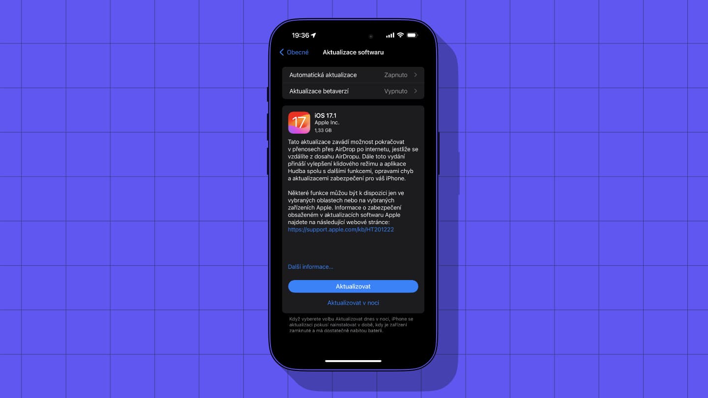 Na iPhony dorazil iOS 17.1