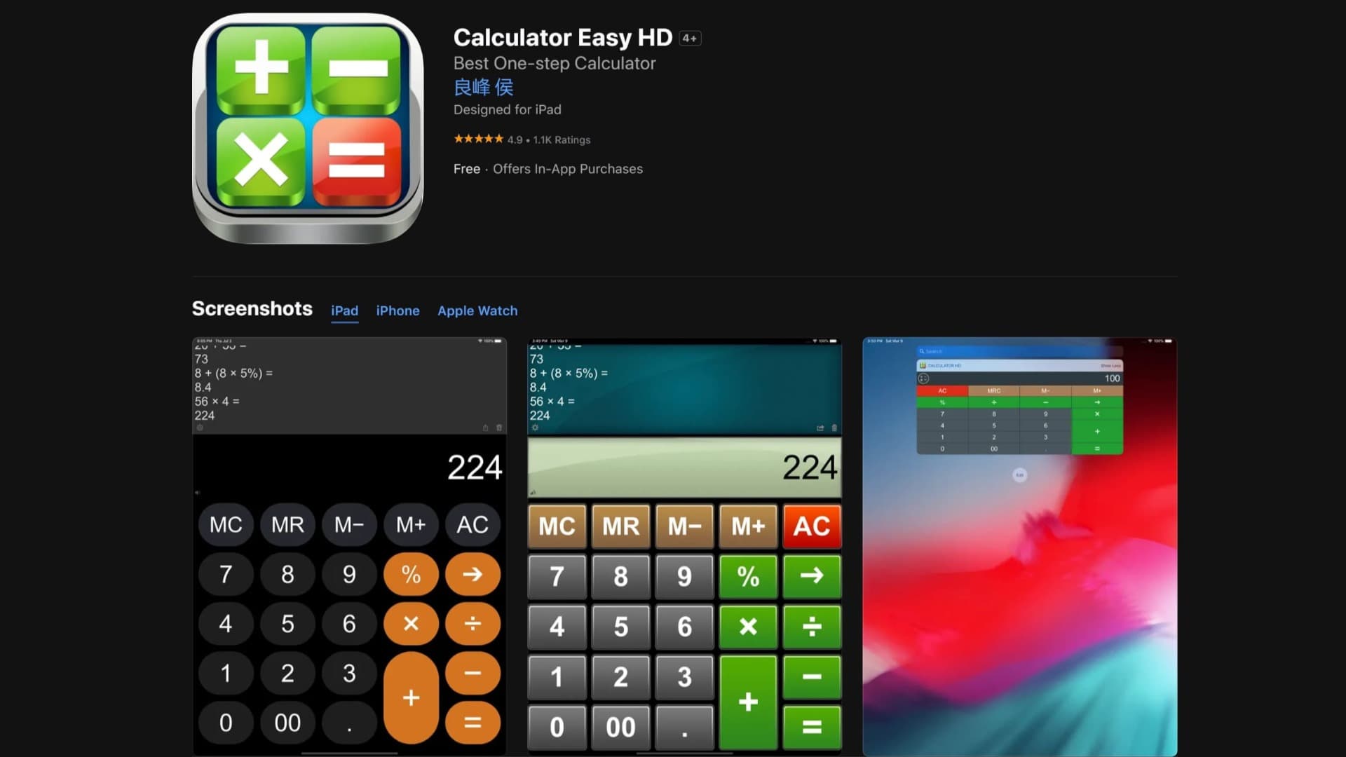 Calculator Easy HD